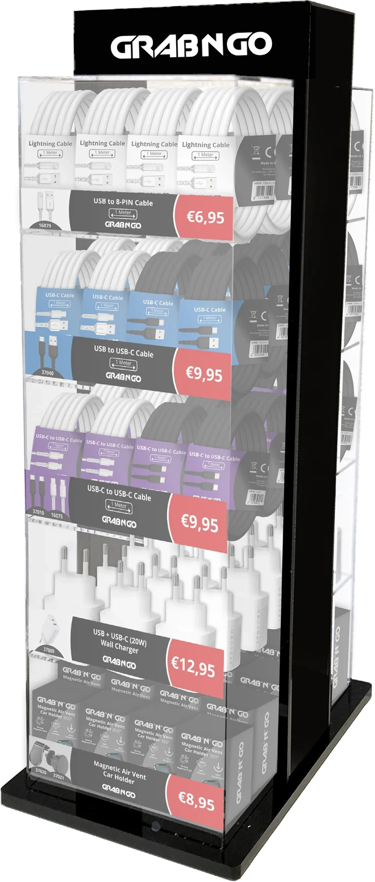 GRAB N GO toonbankdisplay van Mobile Express