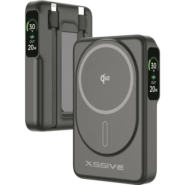 Xssive Qi2 magnetische powerbank 10.000 mAh